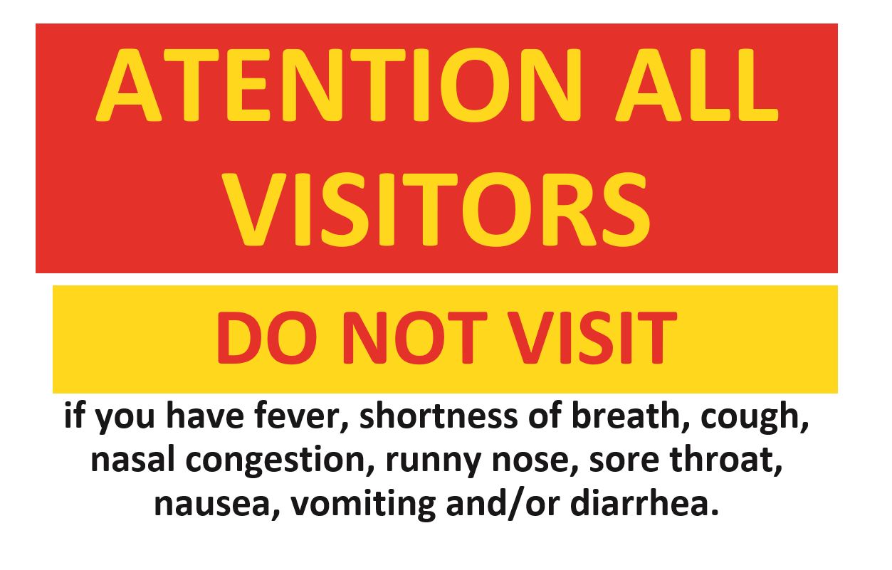 Visitor Advisory