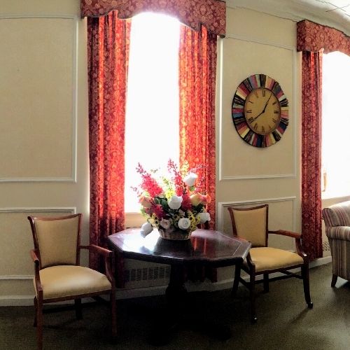 Untitled design (6) Along with our safety measures, we’re proud to offer an engaging resident lifestyle, delicious dining options, and a wide array of services to care for each resident’s physical, emotional, and spiritual well-being.